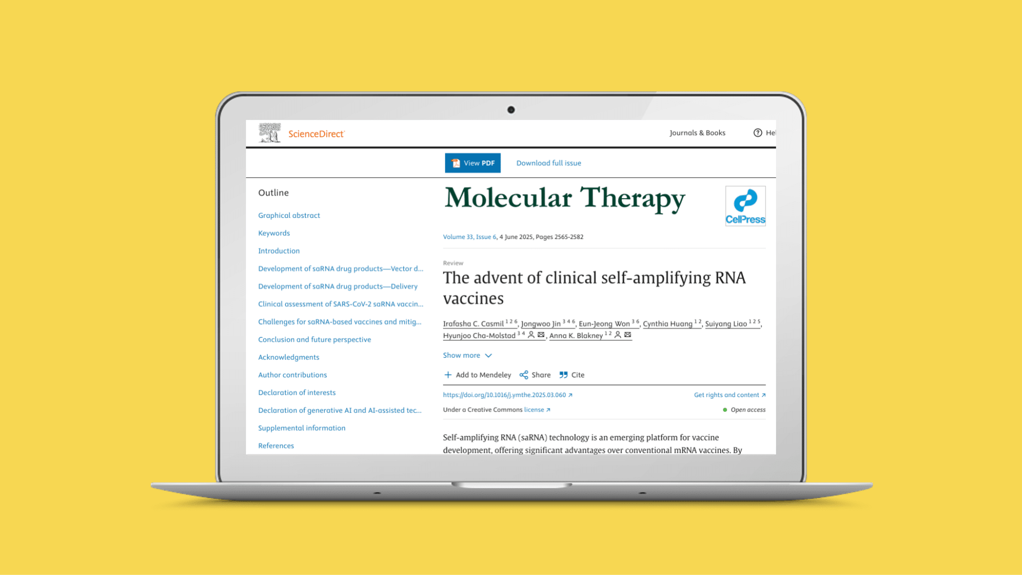 "The Evolving Needs of Therapeutic mRNA Developers" text over green background and DNA strand.